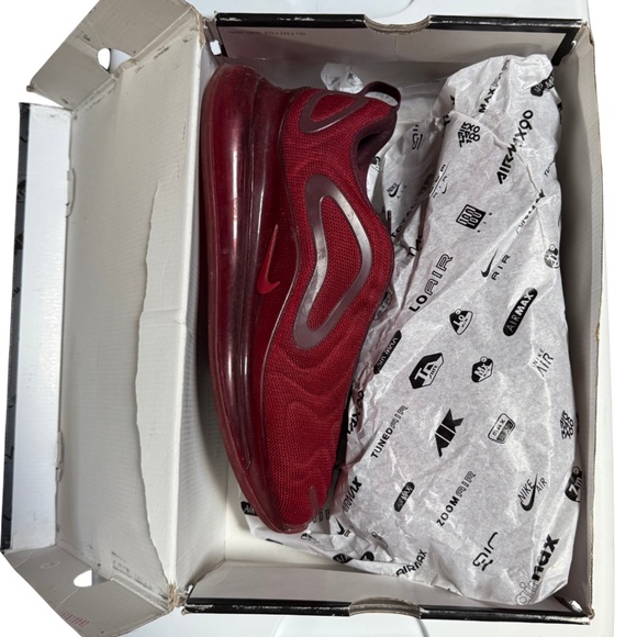 Nike Air Max 720 University Red/Gym Red Men’s Size 12 - Picture 1 of 8